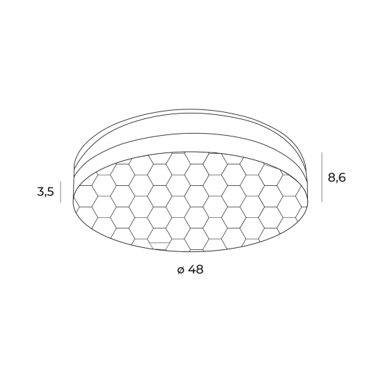 PLAFON SEKKO C0218 MaxLight